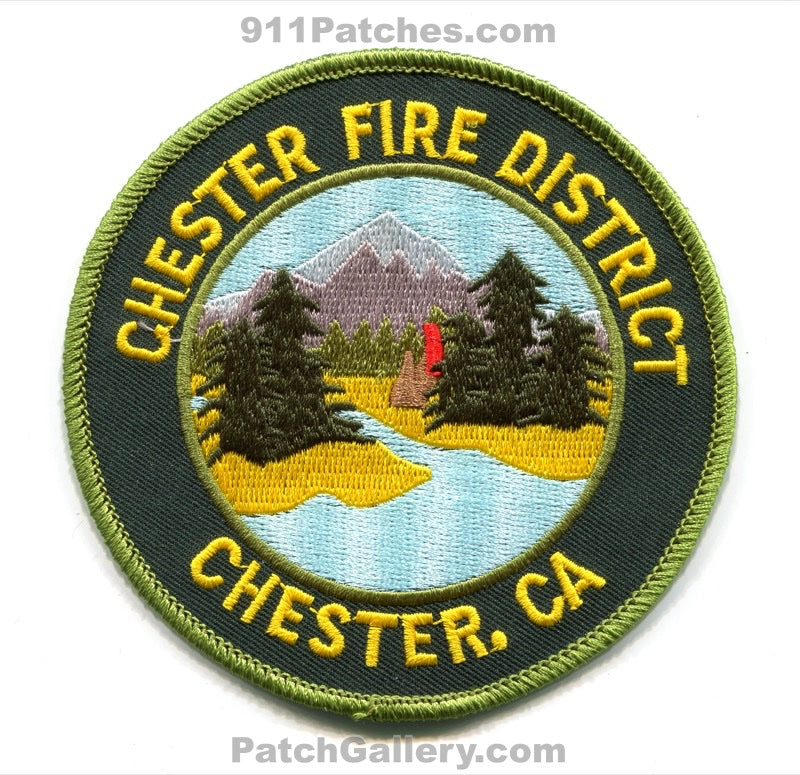 Chester Fire District Department Patch California CA