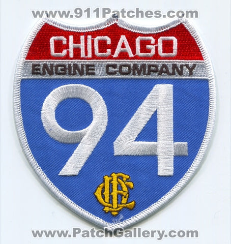Chicago Fire Department Engine Company 94 Patch Illinois IL