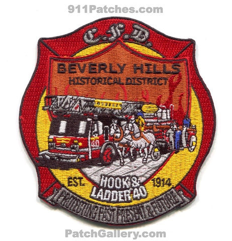 Chicago Fire Department Hook and Ladder 40 Patch Illinois IL