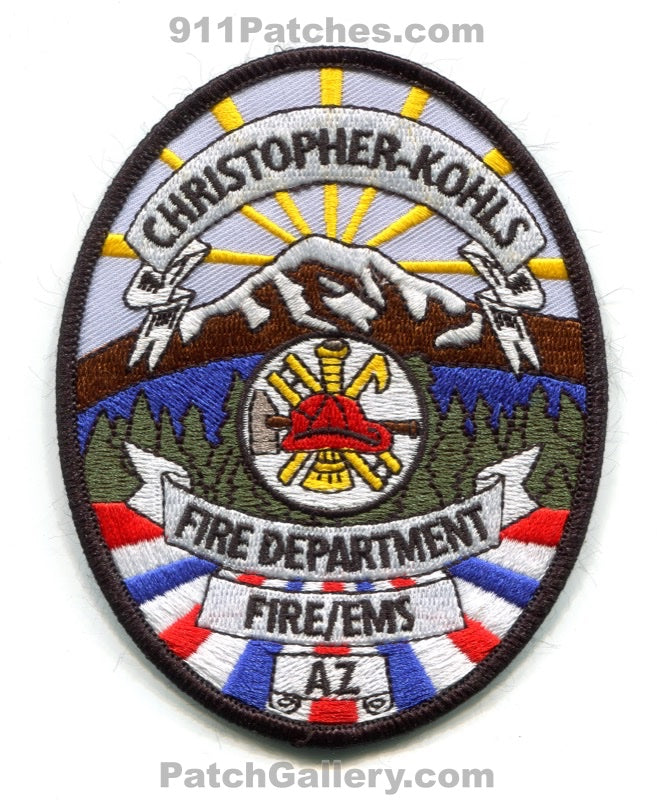 Christopher Kohls Fire EMS Department Patch Arizona AZ