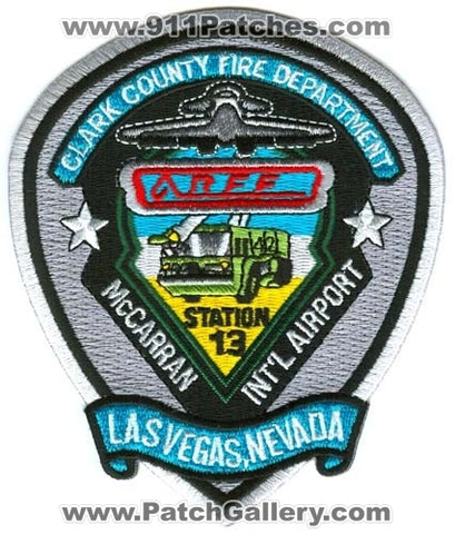 Clark County Fire Department Station 13 McCarran International Airport Las Vegas Patch Nevada NV