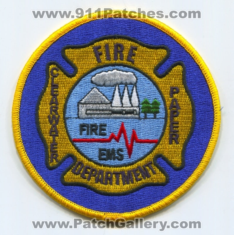 Clearwater Paper Fire Department Lewiston Corporation Patch Idaho ID