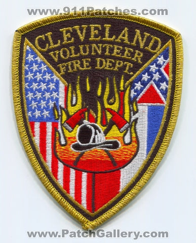 Cleveland Volunteer Fire Department Patch Mississippi MS