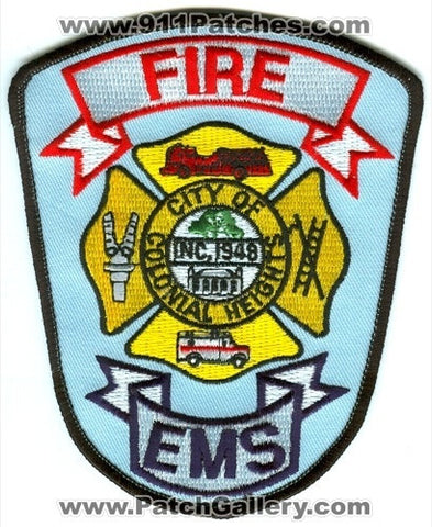 Colonial Heights Fire Department Patch Virginia VA
