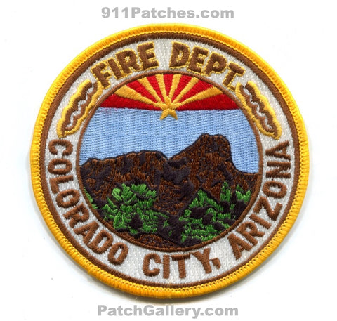 Colorado City Fire Department Patch Arizona AZ