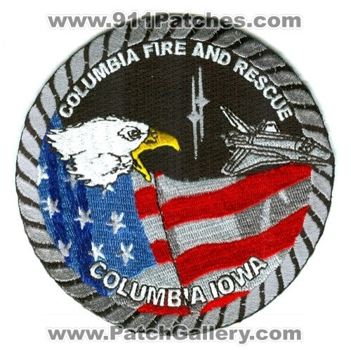 Columbia Fire and Rescue Department Patch Iowa IA