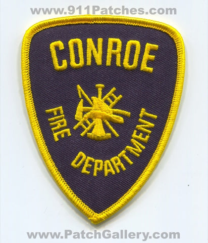 Conroe Fire Department Patch Texas TX