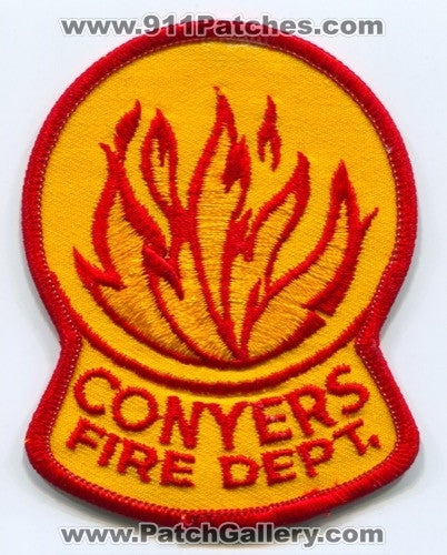 Conyers Fire Department Patch Georgia GA