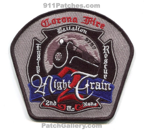 Corona Fire Department Station 2 Patch California CA