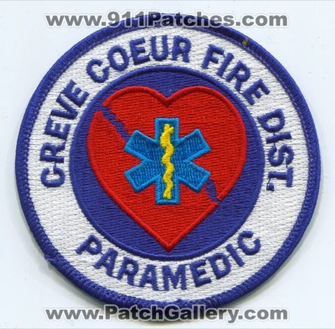 Creve Coeur Fire District Paramedic EMS Patch Missouri MO