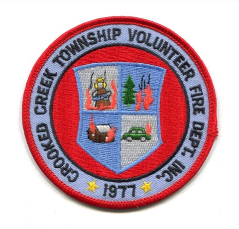 Crooked Creek Township Volunteer Fire Department Inc Patch North Carolina NC