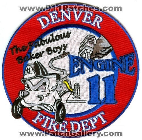 Denver Fire Department Engine 11 Patch Colorado CO