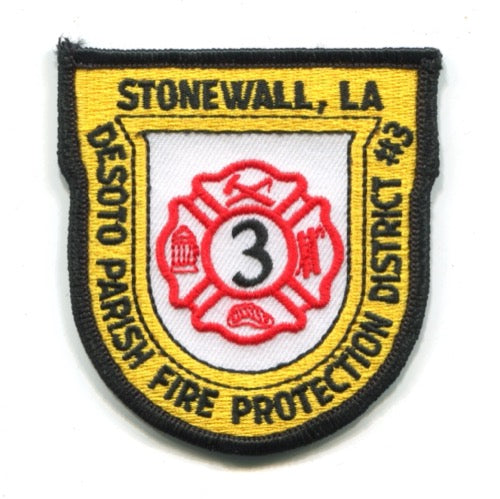 Desoto Parish Fire Protection District 3 Stonewall Patch Louisiana LA