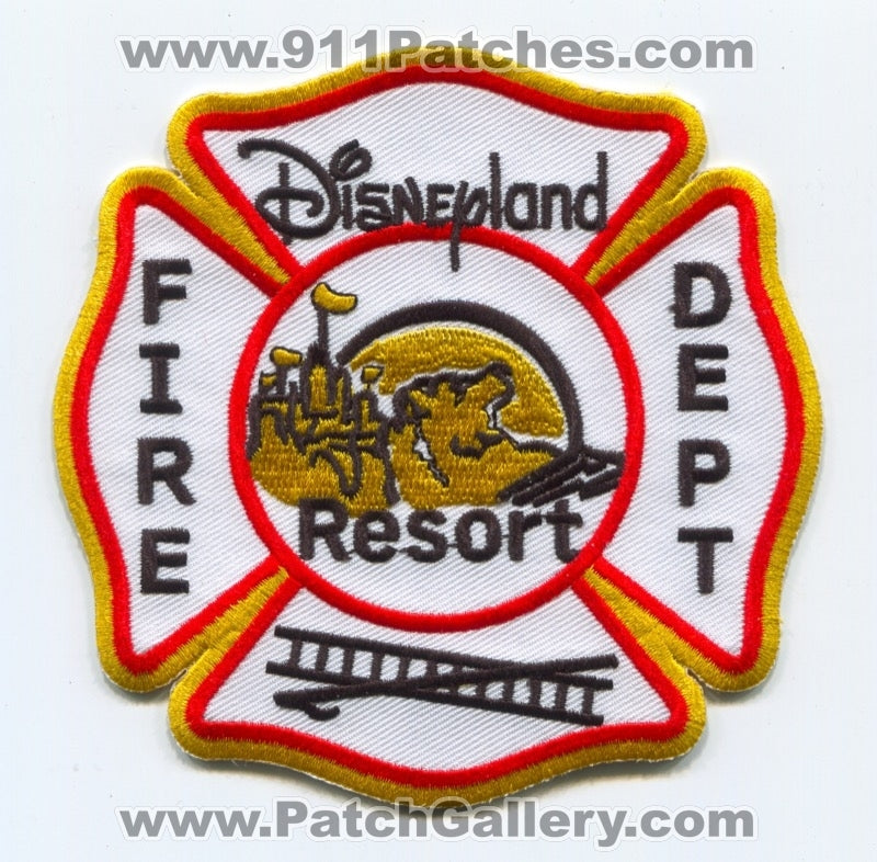 Disneyland Resort Fire Department Patch California CA
