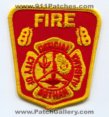 Dothan Fire Department Official Patch Alabama AL