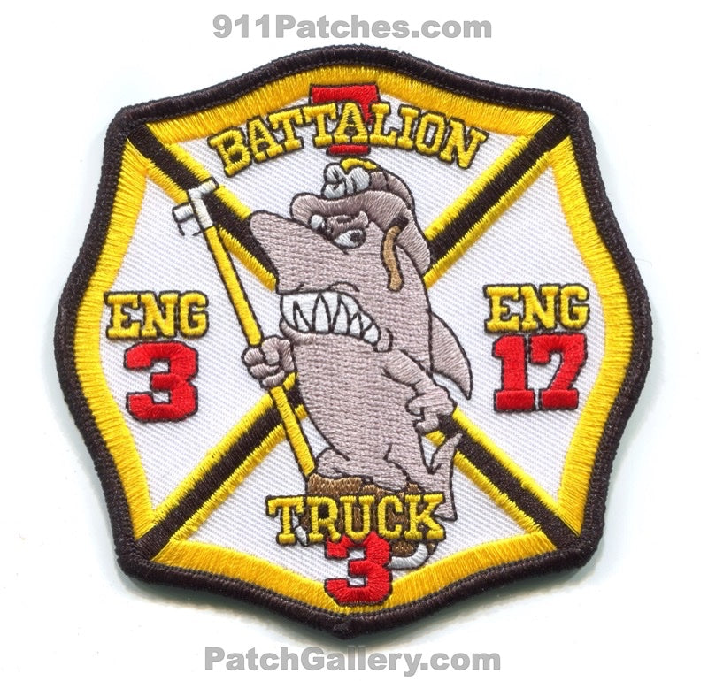 Dumfries Triangle Fire Department Engine 3 Engine 17 Truck 3 Patch Virginia VA