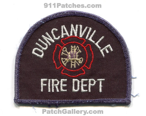 Duncanville Fire Department Patch Texas TX