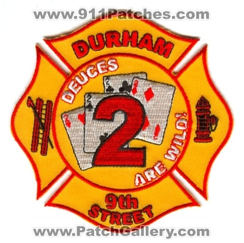 Durham Fire Department Engine 2 Patch North Carolina NC