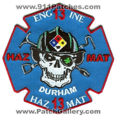 Durham Fire Department Station 13 Patch North Carolina NC