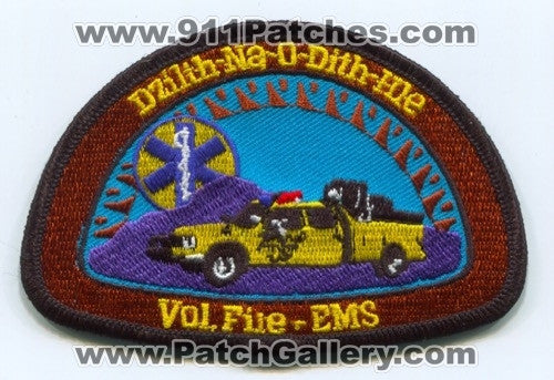 Dzilth Na O Dith Hle Volunteer Fire Department Patch New Mexico NM