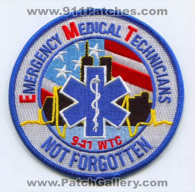 Florida EMT Patch Embroidered FL Emergency Medical Technician Uniform Crest  - F 11