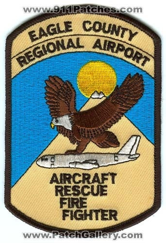 Eagle County Regional Airport Aircraft Rescue Firefighter ARFF Patch Colorado CO
