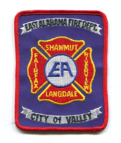 East Alabama Fire Department Patch Alabama AL