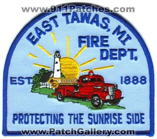 East Tawas Fire Department Patch Michigan MI