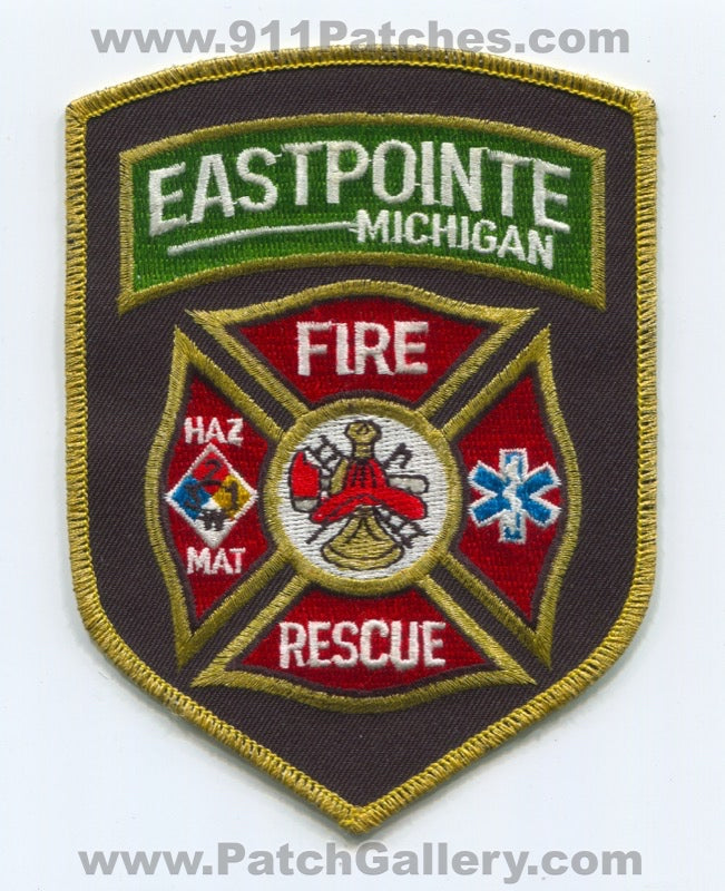 Eastpointe Fire Rescue Department Patch Michigan MI