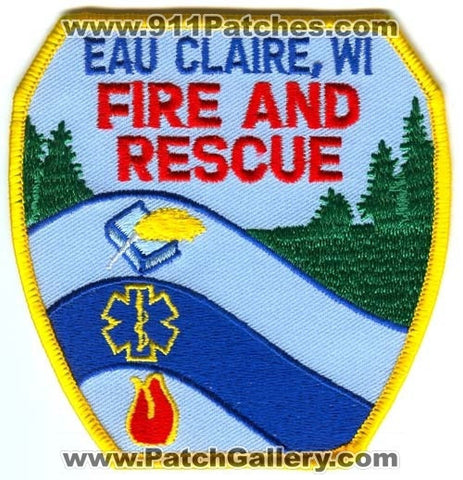 Eau Claire Fire and Rescue Department Patch Wisconsin WI