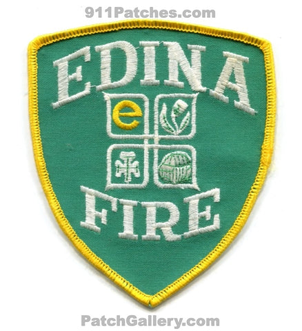 Edina Fire Department Patch Minnesota MN