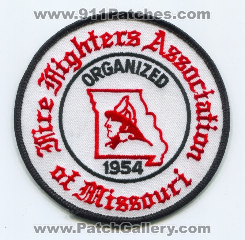 Fire Fighters Association of Missouri Patch Missouri MO