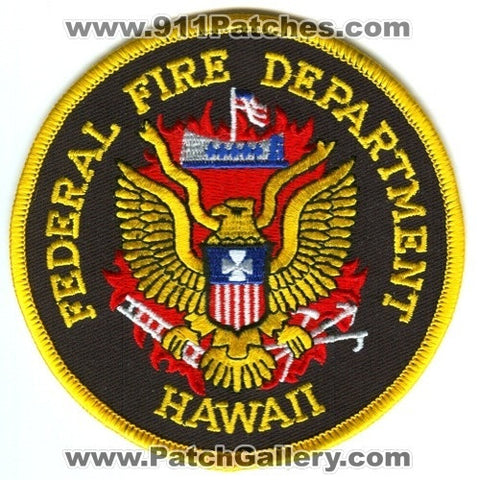 Federal Fire Department Patch Hawaii HI