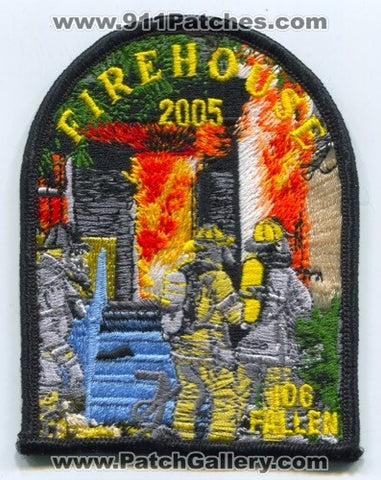 Firehouse Magazine 2005 Patch No State Affiliation