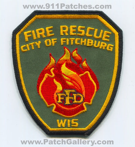 Fitchburg Fire Rescue Department Patch Wisconsin WI