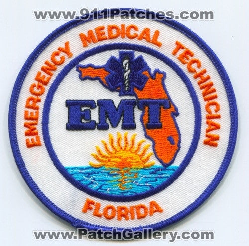 Florida State Emergency Medical Technician EMT EMS Patch Florida FL