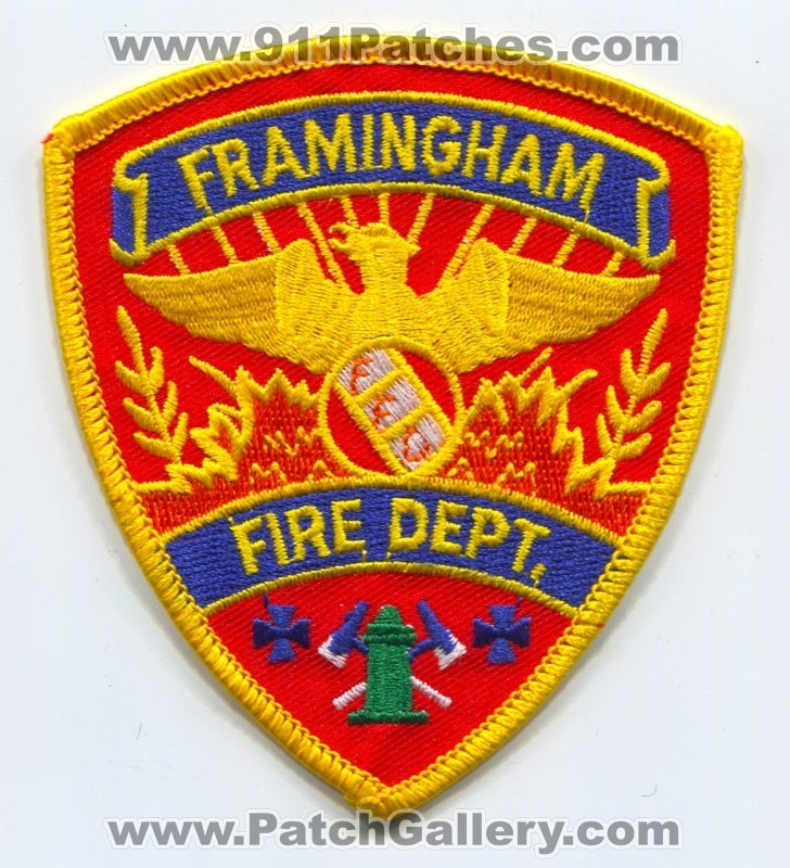 Framingham Fire Department Patch Massachusetts MA