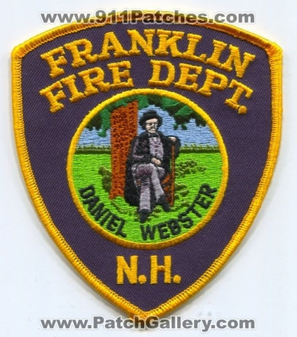 Franklin Fire Department Patch New Hampshire NH