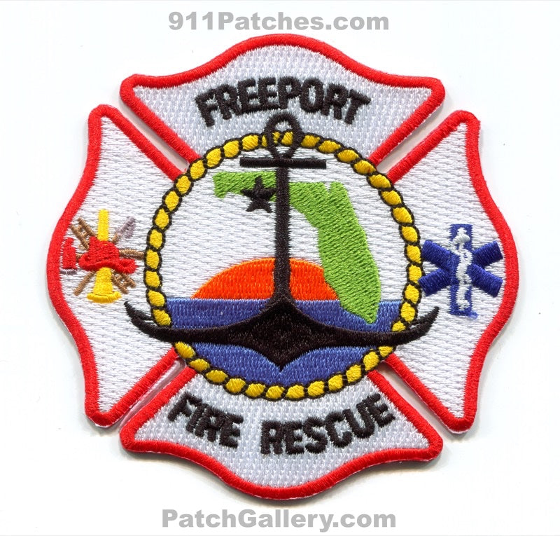 Freeport Fire Rescue Department Patch Florida FL