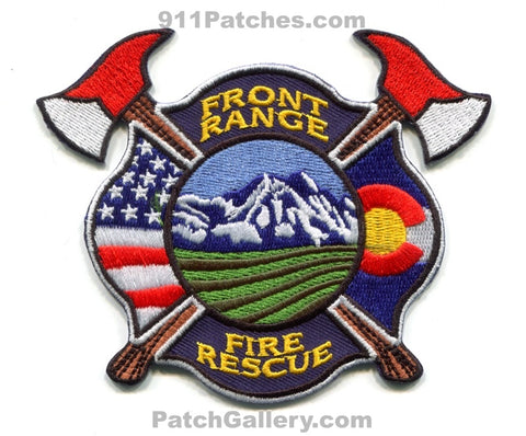Front Range Fire Rescue Department Patch Colorado CO