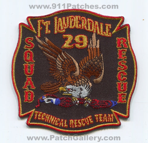 Fort Lauderdale Fire Department Station 29 Technical Rescue Team Patch Florida FL