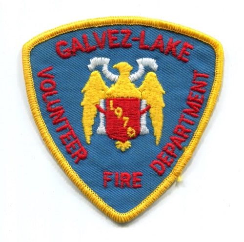 Galvez Lake Volunteer Fire Department Patch Louisiana LA
