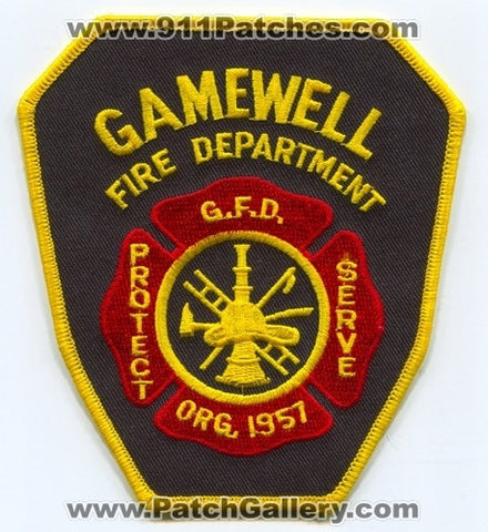Gamewell Fire Department Patch North Carolina NC