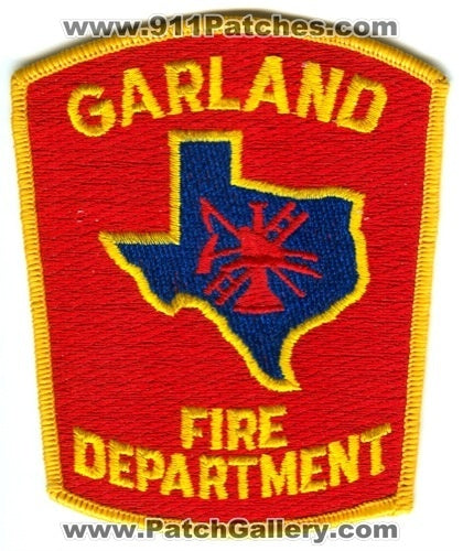 Garland Fire Department Patch Texas TX