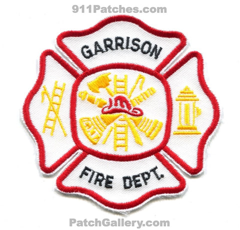 Garrison Fire Department Patch North Dakota ND