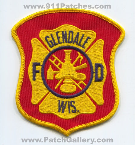 Glendale Fire Department Patch Wisconsin WI