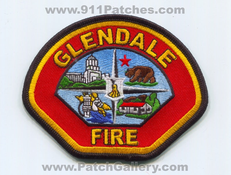 Glendale Fire Department Patch California CA