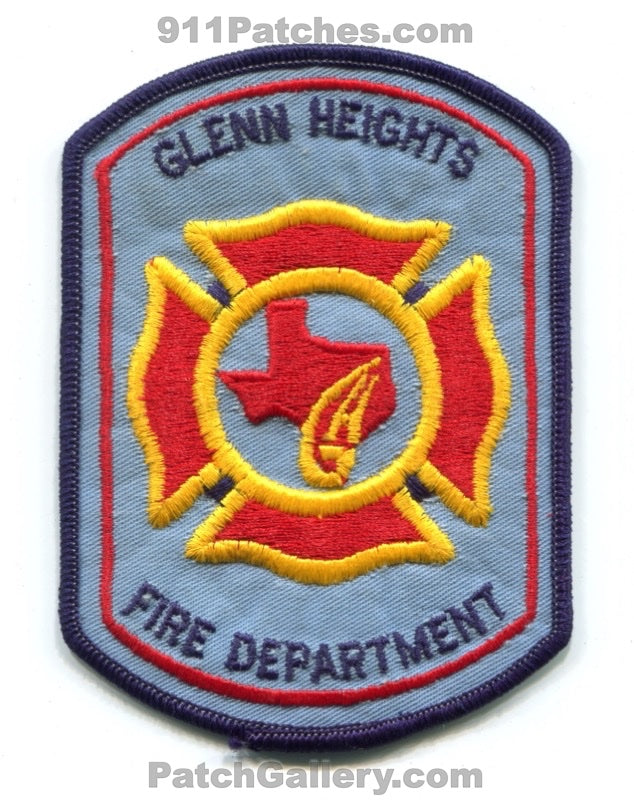 Glenn Heights Fire Department Patch Texas TX