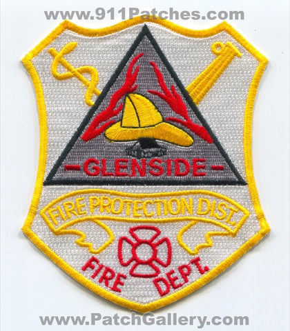 Glenside Fire Department Protection District Patch Illinois IL
