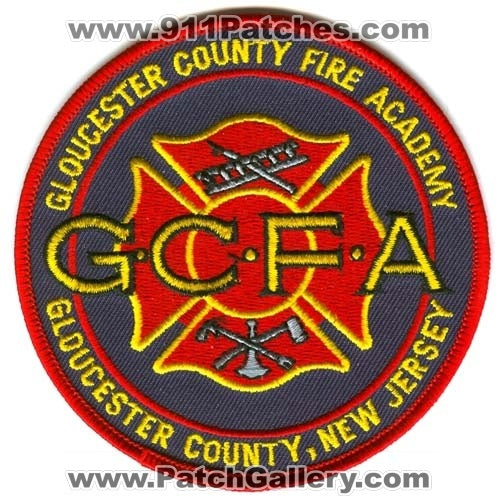 Gloucester County Fire Academy Patch New Jersey NJ